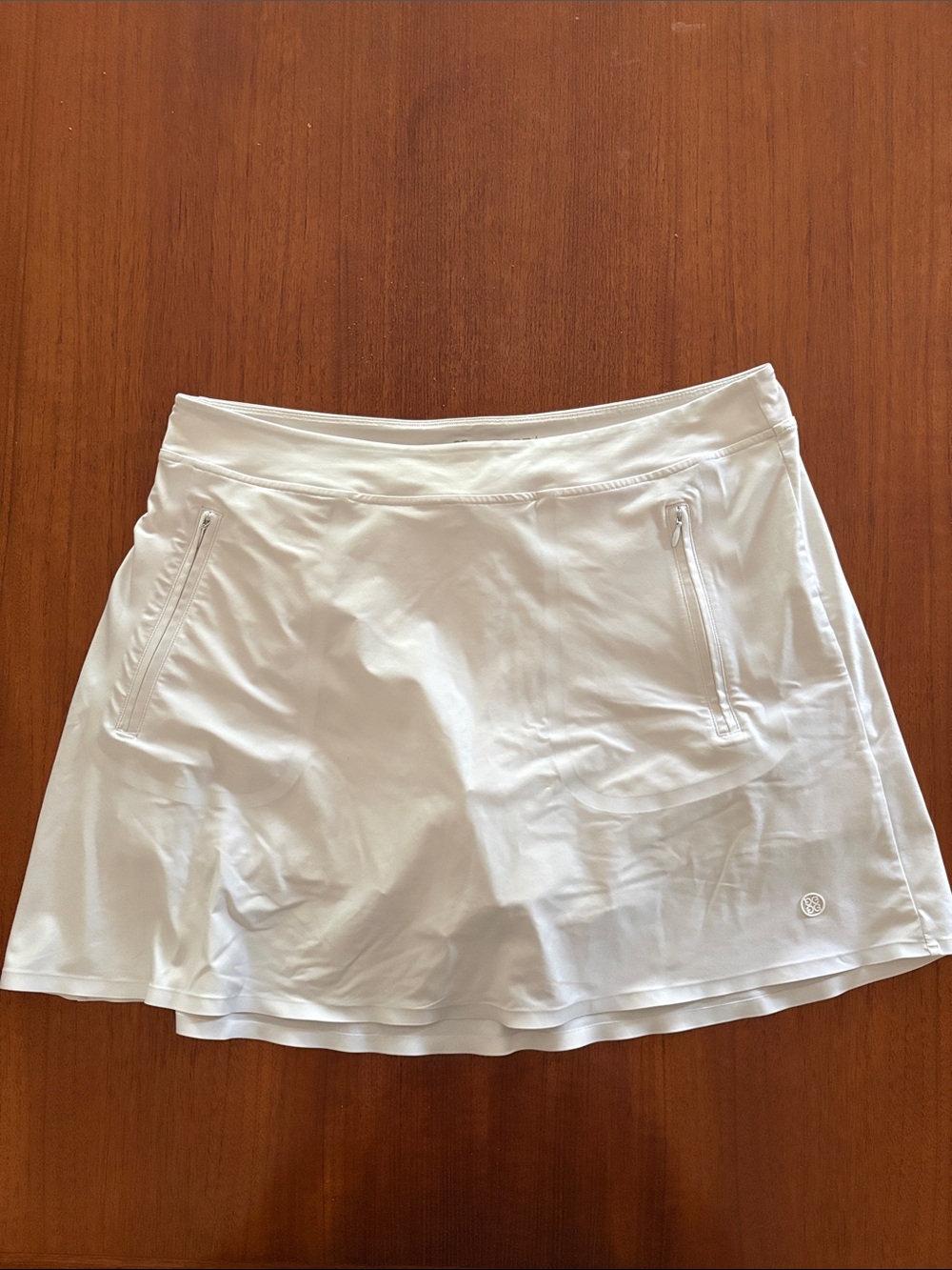 G/FORE White Performance Golf Skort